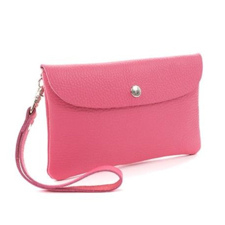 Wristlet Pouch  / Glove Leather / 8 Colors -  Scratch-resistant, this wristlet pouch combines durability with elegance, ideal for everyday use. Simple yet charming, it’s a stylish, versatile choice for longevity　CHERRYSTONEstyle