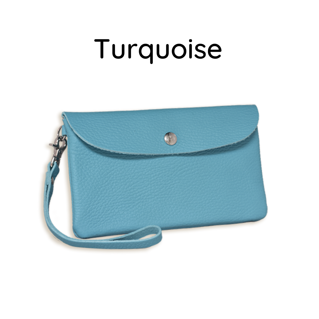 Wristlet Pouch  / Glove Leather / 8 Colors -  Scratch-resistant, this wristlet pouch combines durability with elegance, ideal for everyday use. Simple yet charming, it’s a stylish, versatile choice for longevity　CHERRYSTONEstyle