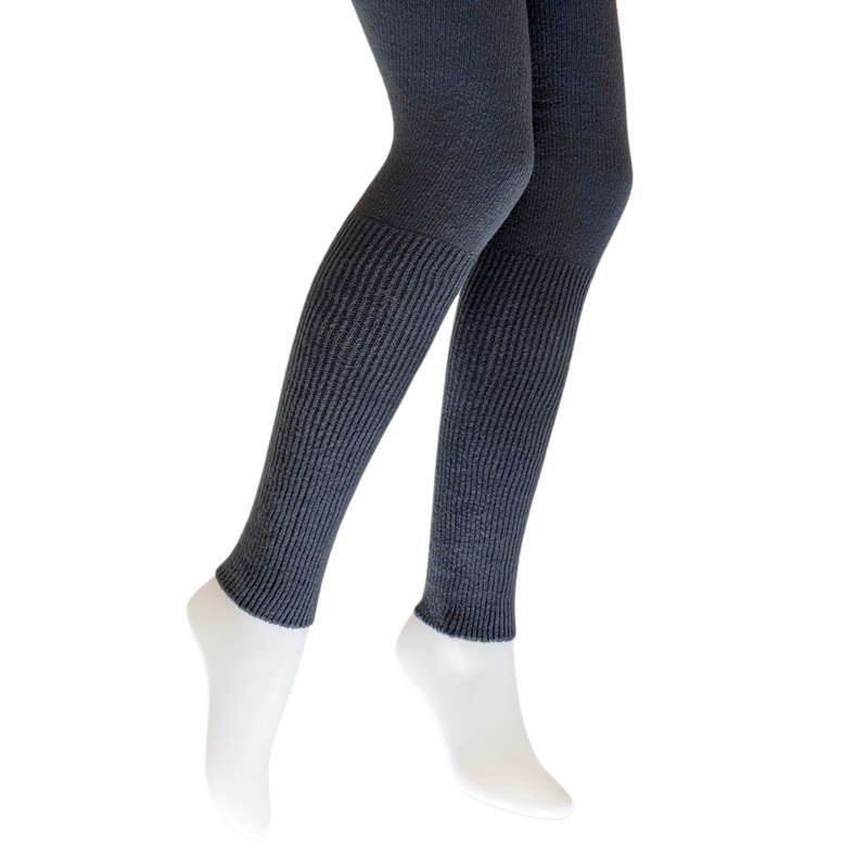 Thermal Lounge Compression Leggings | Charcoal - CHERRYSTONEstyle