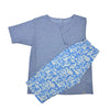 Our Cool, Stretchy, Comfy Lounge T-shirt and Pants Set made from 100% cotton with Japanese-inspired woven fabric. Breathable, sweat-absorbing with a dry-touch texture. Pants have pockets and adjustable waist, T-shirt is moisture-wicking with an A-line cut for easy movement. Travel-friendly, lightweight, and compact—perfect for home relaxation and travel-friendly. 
CHERRYSTONEstyle