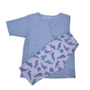 Our Cool, Stretchy, Comfy Lounge T-shirt and Pants Set made from 100% cotton with Japanese-inspired woven fabric. Breathable, sweat-absorbing with a dry-touch texture. Pants have pockets and adjustable waist, T-shirt is moisture-wicking with an A-line cut for easy movement. Travel-friendly, lightweight, and compact—perfect for home relaxation and travel-friendly. 
CHERRYSTONEstyle