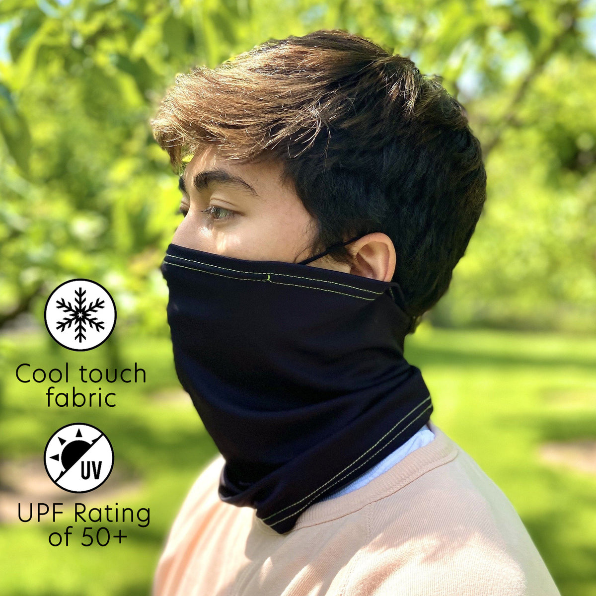 Quick Dry Unisex Gaiter Face Mask with Ear Loops
-CHERRYSTONEstyle