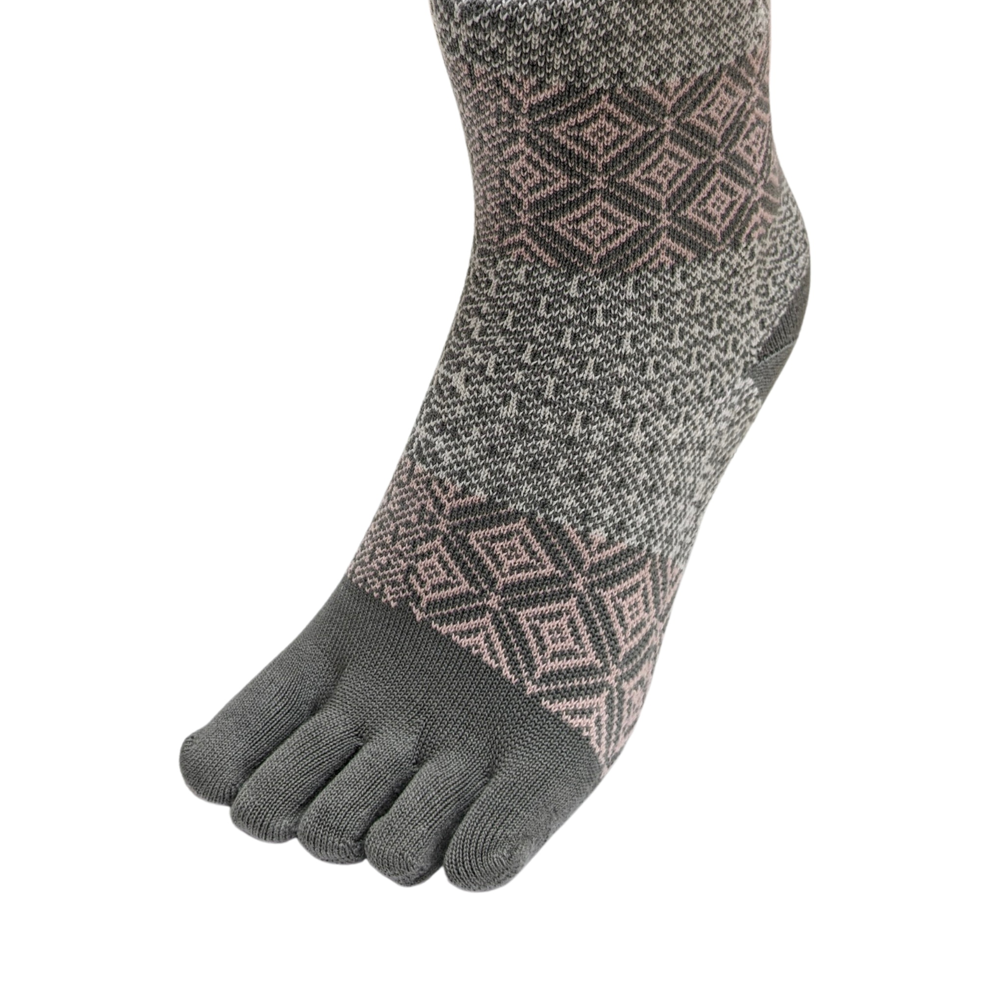 
Cotton Blend 3D 5-Toe Socks Japanese Checkered Pattern Medium - Ultimate Comfort and Support, Improved Posture and Balance, Superior Warmth and Moisture Absorption, Unique Japanese Traditional Pattern, CHERRYSTONEstyle