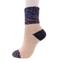 Thermal Gradient Color Crew Socks with gradient-dyed cuffs, plush lining, and cozy fit in fall/winter colors.| Medium | 4 colors available | CHERRYSTONEstyle