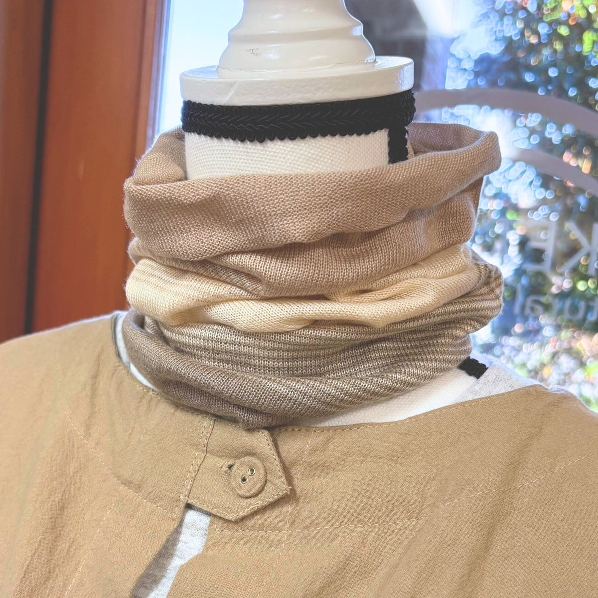 Luxurious 100% Silk Versatile Neck Warmer