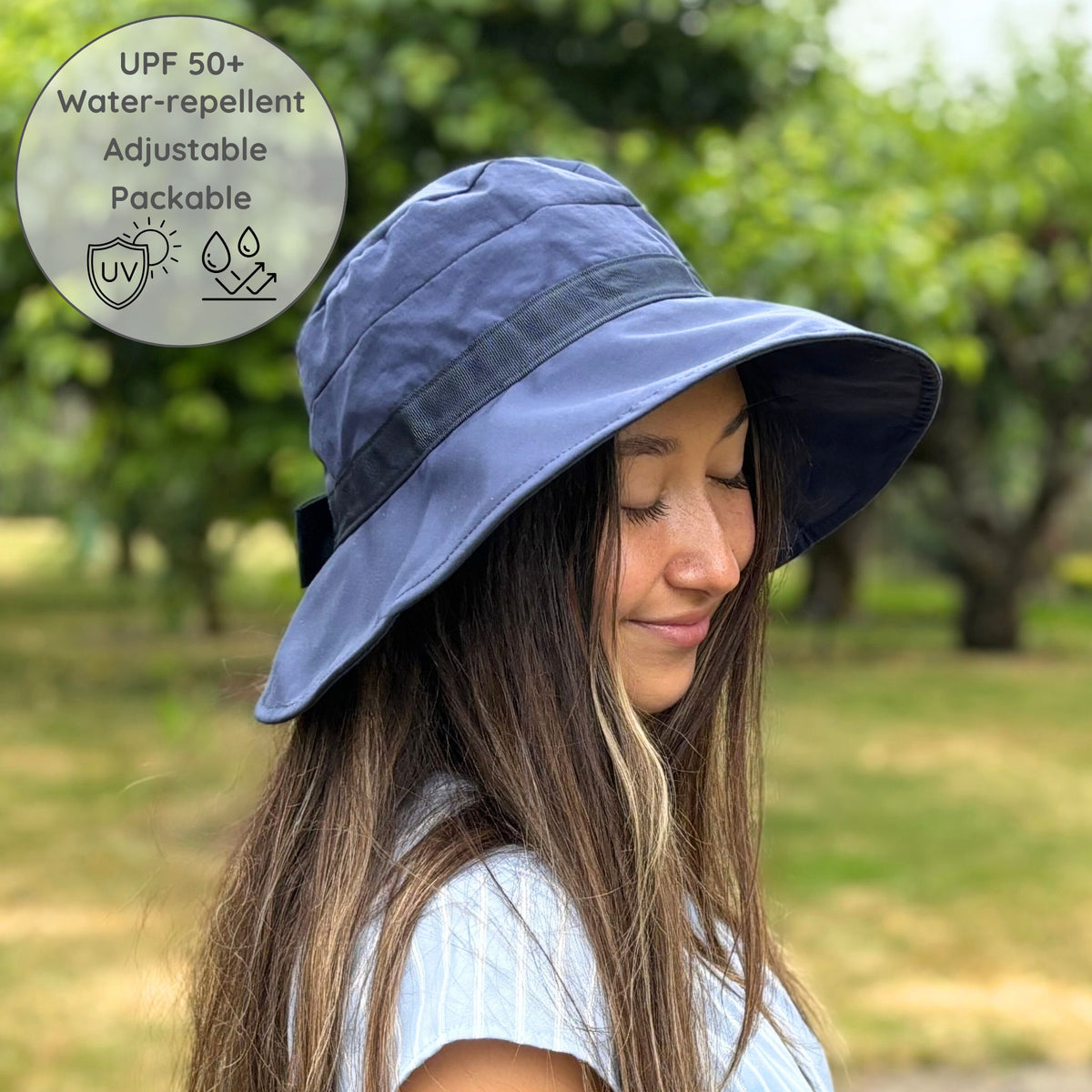 UPF50+ Packable Easy Fit Hat | Visor-Back - CHERRYSTONE