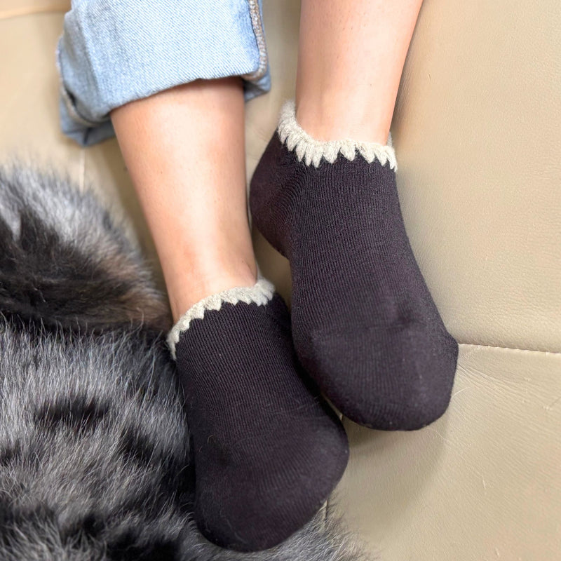 Handcrafted Wool Slipper Socks | Medium. Warm & cozy, luxurious merino wool, perfect gifts and great companions for travels. CHERRYSTONEstyle