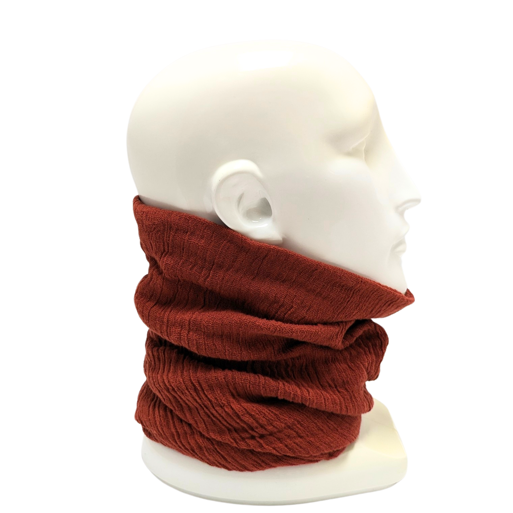 3-Way Versatile Cotton Beanie.Made from 100% breathable cotton gauze, featuring a soft and lightweight design. This beanie can be transformed into a neck warmer, face mask, turban, or headband.
CHERRYSTONEstyle