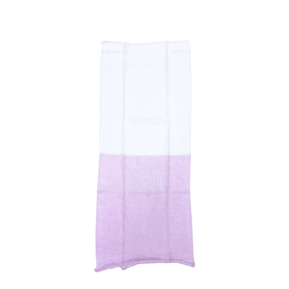 100% Silk Neck Warmer Light Purple