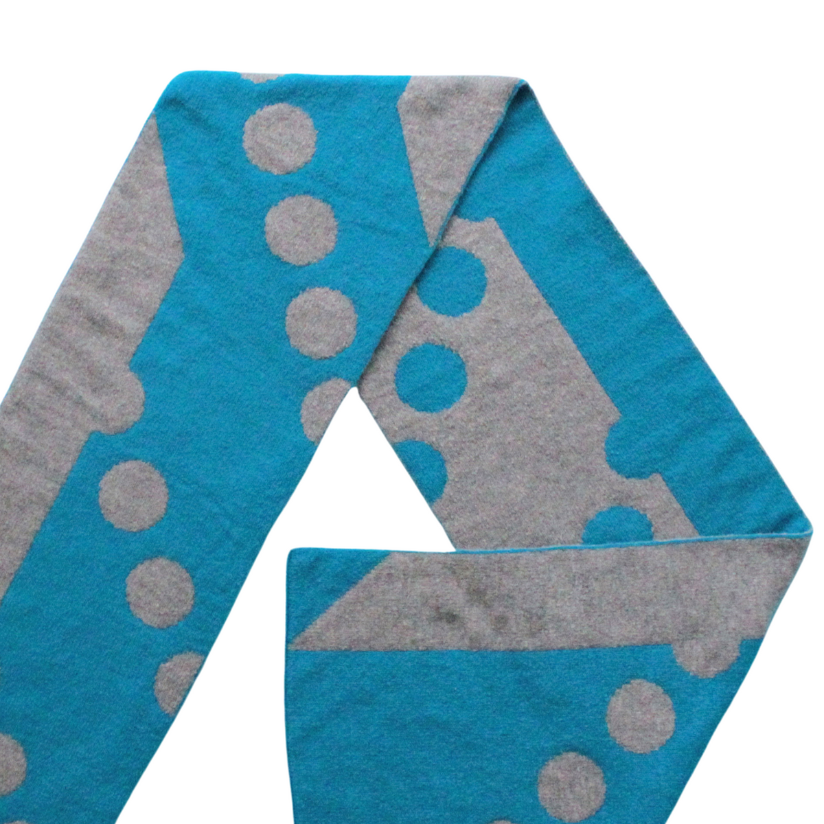 Thermal Self-Heating Reversible Dots Scarf - CHERRYSTONEstyle