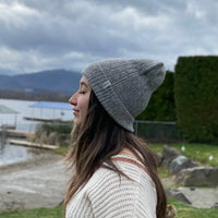 Recycled Wool-Blend Knit Beanie made from recycled wool and polyester. The simple, gender-neutral design is cute and sporty, suitable for any occasion. Available in off-white, light gray, and charcoal-gray for both kids and adults. Crafted in Japan using eco-friendly materials with a focus on zero waste knitting, this lightweight and soft beanie is an all-time favorite.
CHERRYSTONEstyle