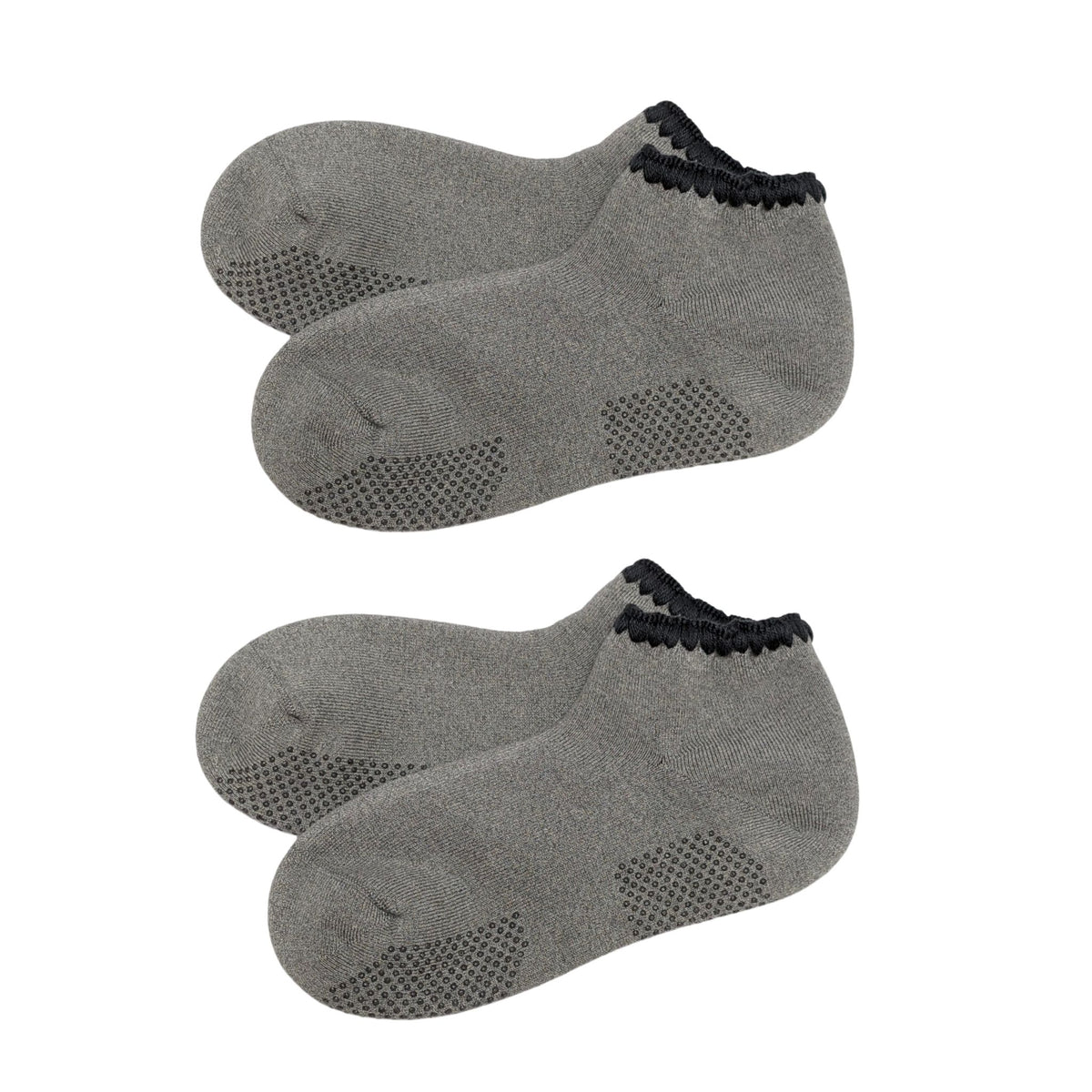 Handcrafted Silk Blend Slipper Socks | Grips | M - CHERRYSTONE