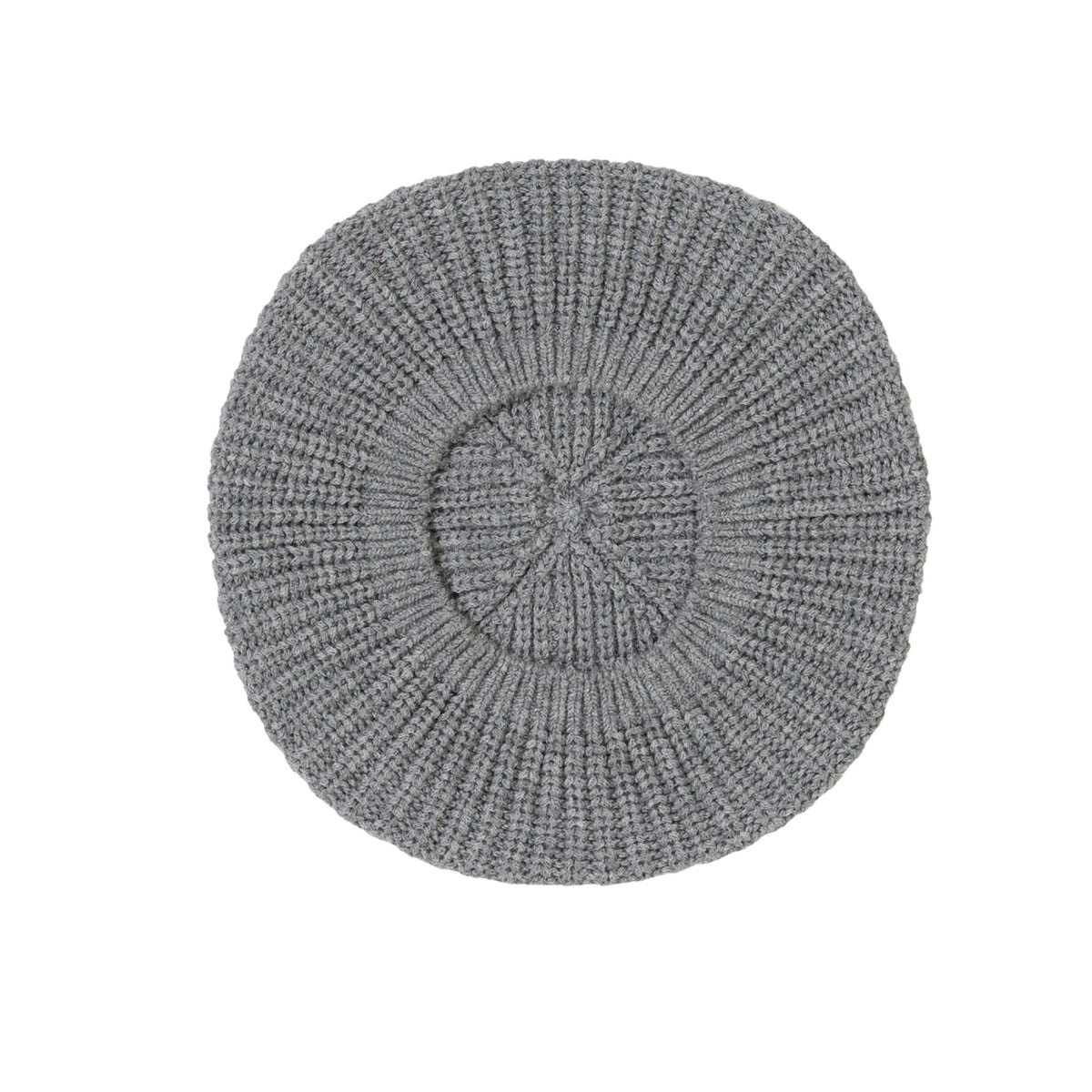 Silk cotton beret with a textured pattern on a white background
