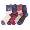 Thermal Gradient Color Crew Socks with gradient-dyed cuffs, plush lining, and cozy fit in fall/winter colors.| Medium | 4 colors available | CHERRYSTONEstyle