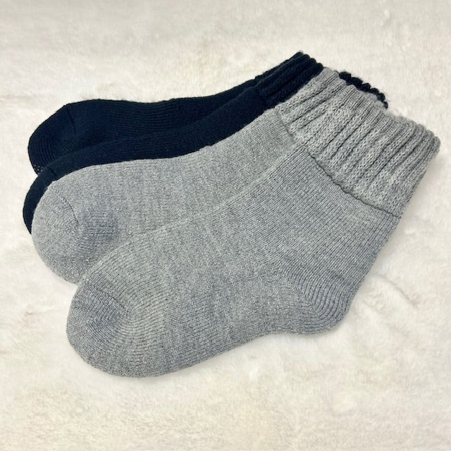 Thermal Sweater Wool Blend Crew Socks | With Grips | Loose Ribbed Cuff | Large | 2 Colors - Warm and comfortable with the brushed inner pile, Covered with grips on the sole to prevent slipping. Soft Ribbed cuff. Perfect gift idea.
CHERRYSTONEstyle