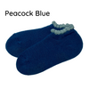 SPECIAL DEAL! 2 PAIRS | Thermal Wool Blend Slipper Socks with Grips | Medium | Picot Trim | 4 Colors - CHERRYSTONEstyle