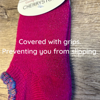 Thermal Short Slipper Socks Grips 
- CHERRYSTONEstyle