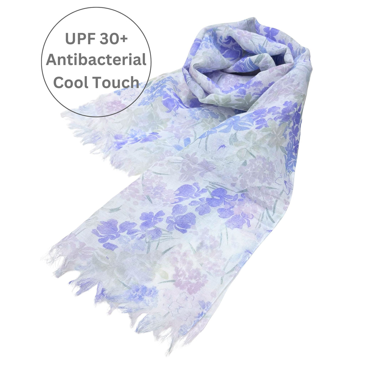UPF 30+ Handwoven Cooling Fabric Linen Scarf on Loom | Antibacterial Cool Touch 
CHERRYSTONEstyle