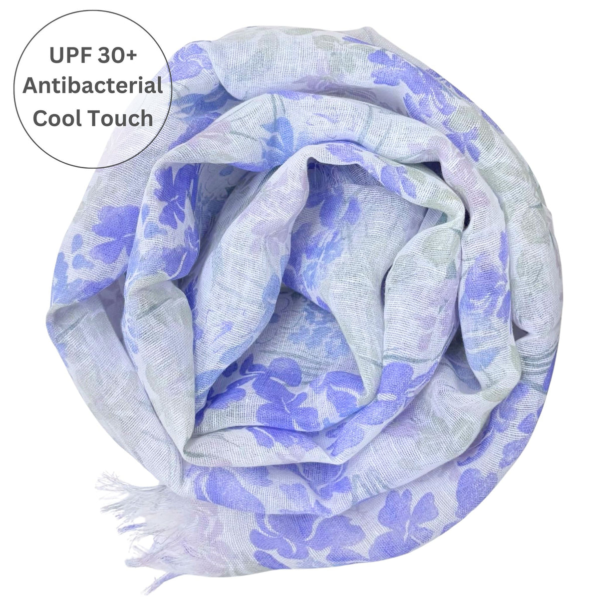 UPF 30+ Handwoven Cooling Fabric Linen Scarf on Loom | Antibacterial Cool Touch 
CHERRYSTONEstyle