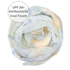 UPF 30+ Handwoven Cooling Fabric Linen Scarf on Loom | Antibacterial Cool Touch Watercolor Flower-lime
CHERRYSTONEstyle