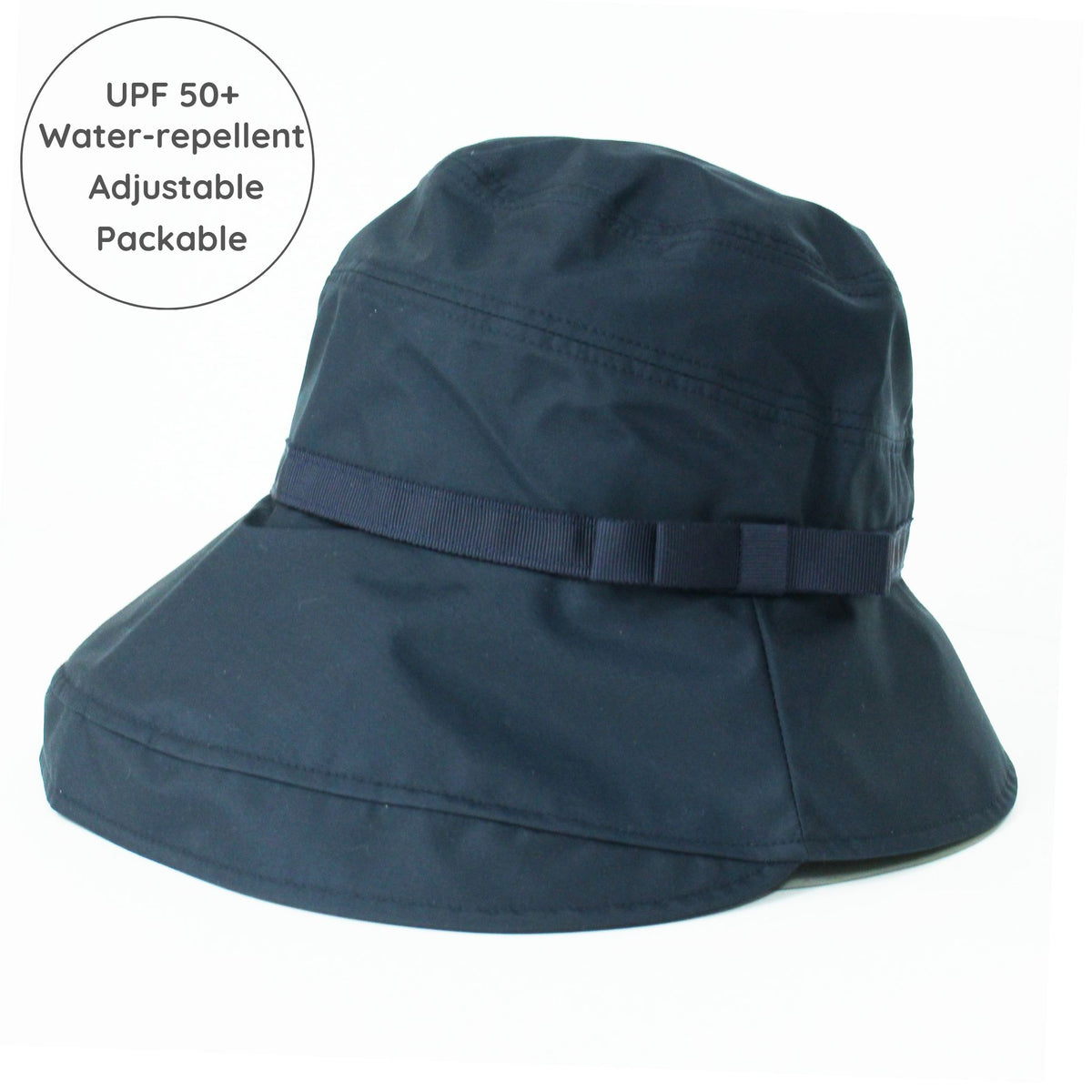 UPF50+ Water-repellent Packable Sun Hat- Navy
CHERRYSTONEstyle