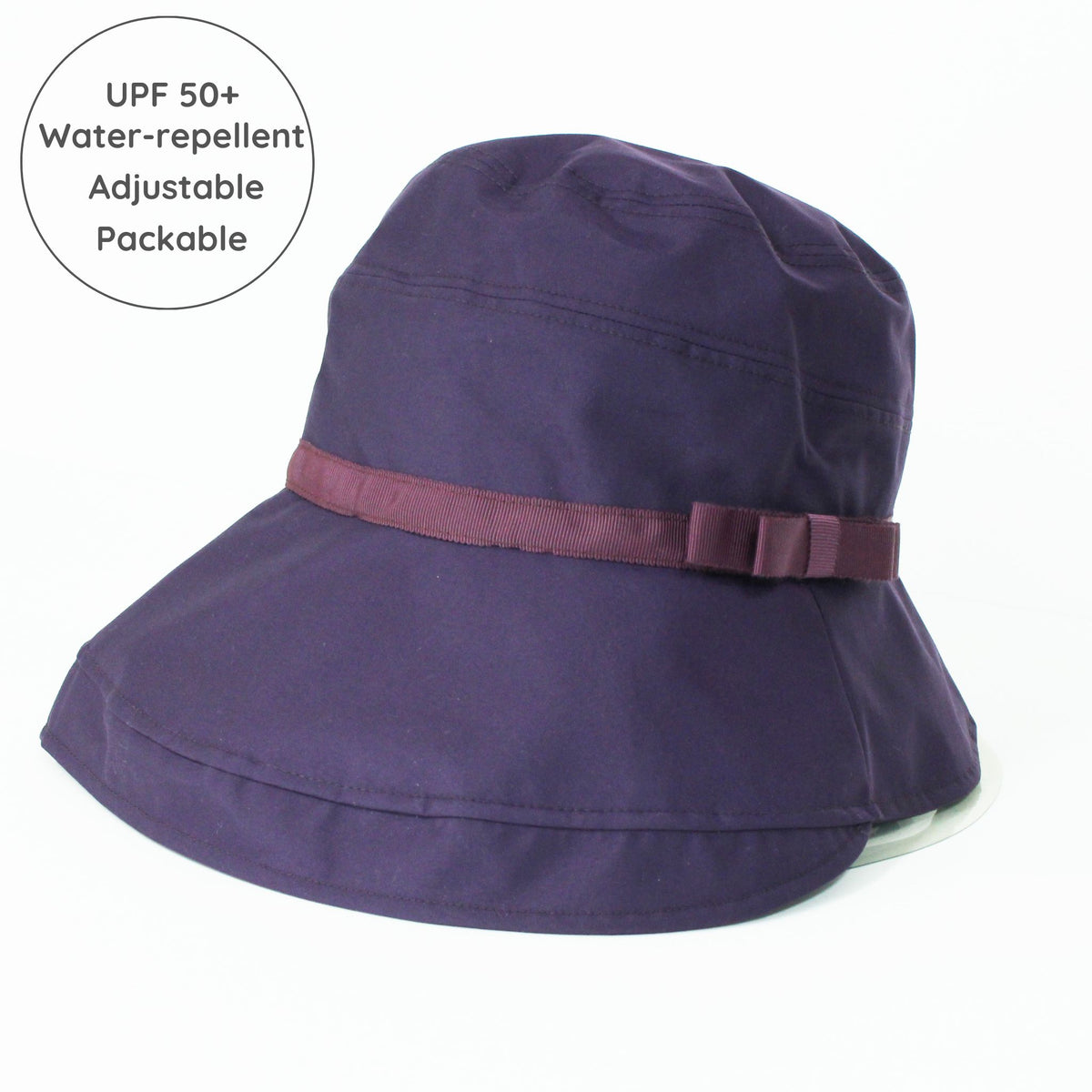 UPF50+ Water-repellent Packable Sun Hat- Purple
CHERRYSTONEstyle
