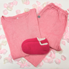 A cozy Valentine's Day gift set featuring a Lounge T-Shirt & Pants paired with Handcrafted Wool Slipper Socks. The wool socks showcase a unique cherrystone shell-shaped embroidery on the cuff, blending traditional craftsmanship with a warm, handmade feel. The Lounge T-Shirt & Pants are crafted for comfort, with breathable cotton pants and a relaxed A-line T-shirt for effortless mobility and comfort. A perfect blend of style and relaxation, ideal for lounging or a restful night's sleep.
CHERRYSTONEstyle