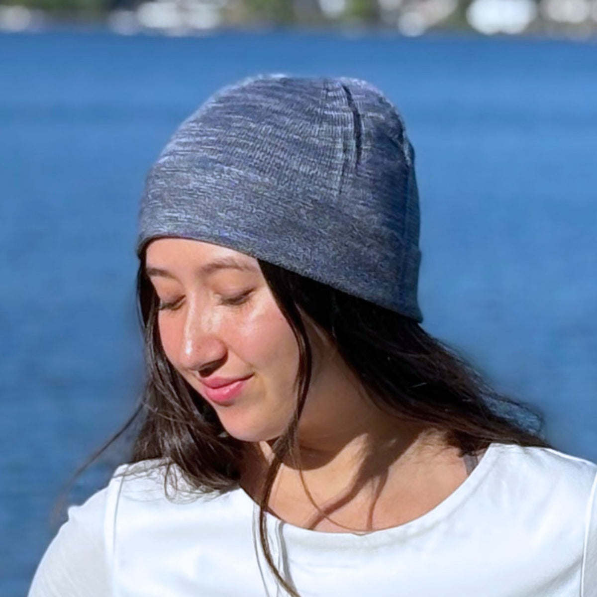 100% Silk Beanie - CHERRYSTONE