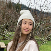 Recycled Wool-Blend Knit Beanie made from recycled wool and polyester. The simple, gender-neutral design is cute and sporty, suitable for any occasion. Available in off-white, light gray, and charcoal-gray for both kids and adults. Crafted in Japan using eco-friendly materials with a focus on zero waste knitting, this lightweight and soft beanie is an all-time favorite.
CHERRYSTONEstyle