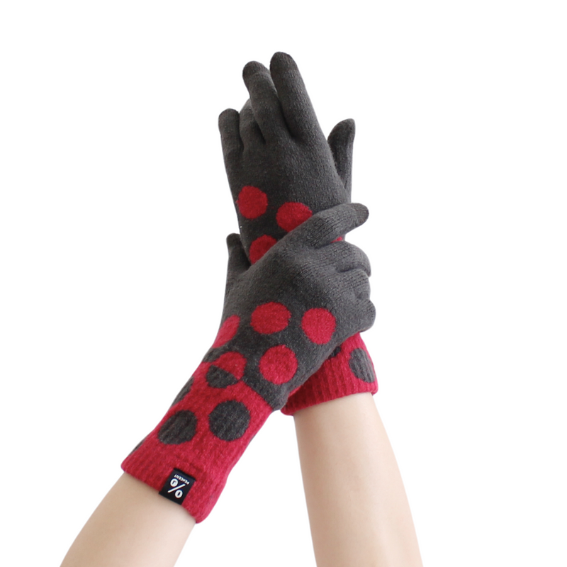 Thermal Self-Heating Dots Gloves