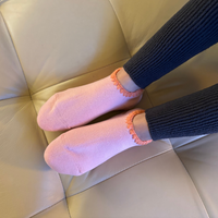 Handcrafted Wool Slipper Socks| Candy Color | Grips - CHERRYSTONEstyle