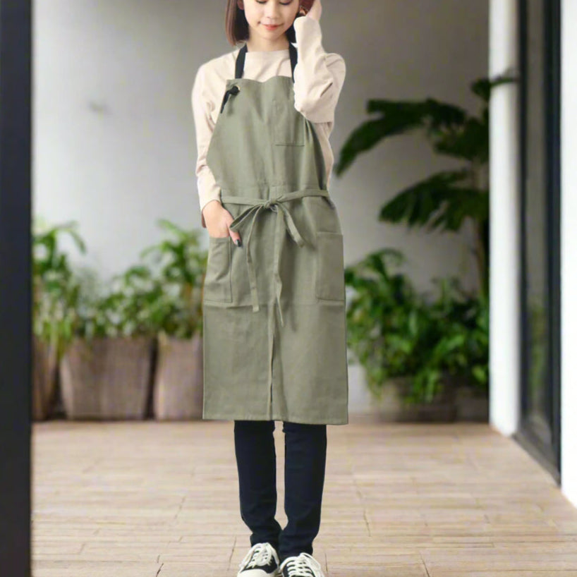 Unisex Recycled Cotton Apron – Versatile and Stylish
Crafted from soft recycled cotton, this apron offers exceptional comfort and durability. The minimalist design suits both men and women, making it perfect for various tasks such as cooking, cleaning, DIY projects, and workwear. CHERRYSTONEstyle
