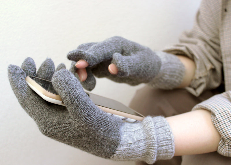 Brands We 🧡| Recycled Wool Fiber Blend Gloves | Size M | 2 Colors - CHERRYSTONEstyle