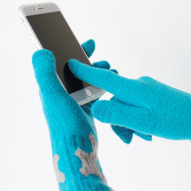 Thermal Self-Heating Dots Gloves - CHERRYSTONEstyle