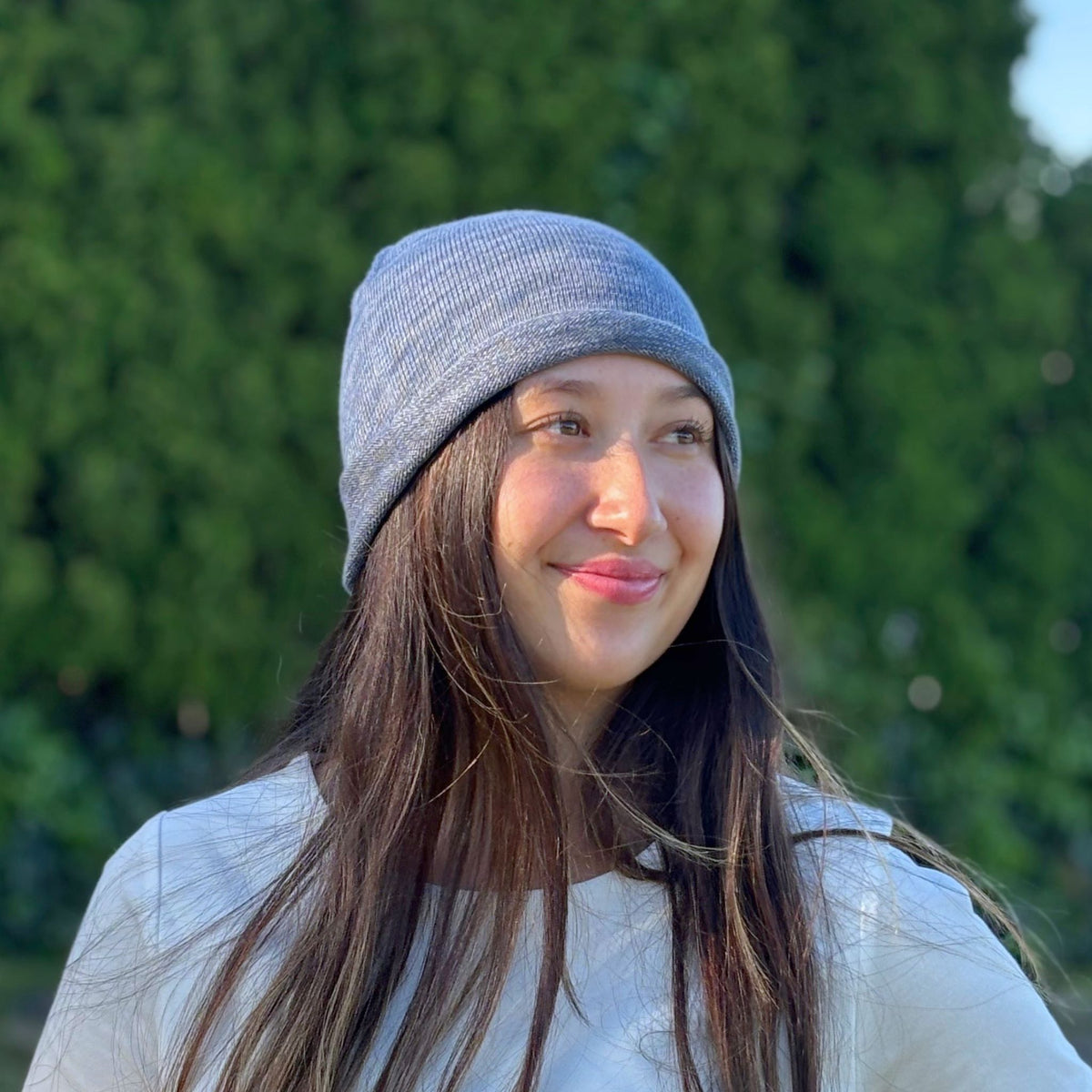 100% Silk Beanie - CHERRYSTONE
