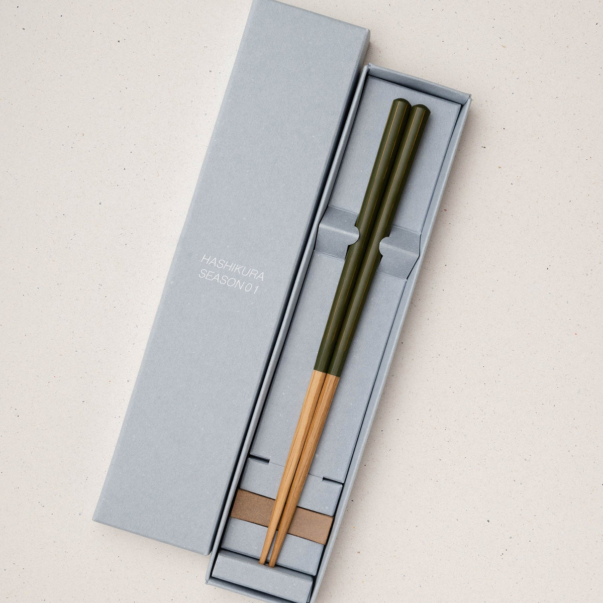 Hashikura Season 01 | Miruiro (Dark Green) with Chopstick Holder - CHERRYSTONE