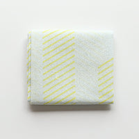 Fuita Cotton Handkerchief |  Lemon Yellow Stripes - CHERRYSTONE by MARKET TO JAPAN LLC