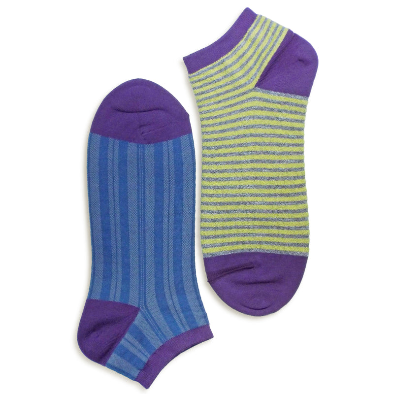 *SPECIAL DEAL!* 3 PAIRS!  | 2 in 1 Everyday Reversible Socks | Ankle Socks | Unisex Size | Patterns Vary - CHERRYSTONEstyle