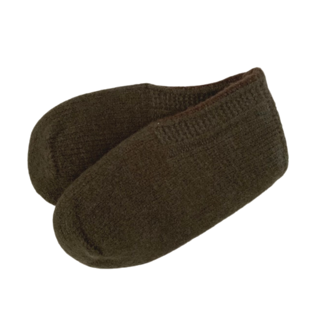 Thermal 3D Reversible Stretchable Slipper Socks |  Charcoal / Black - CHERRYSTONEstyle