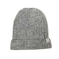 Recycled Wool-Blend Knit Beanie / Light-Gray - CHERRYSTONEstyle
