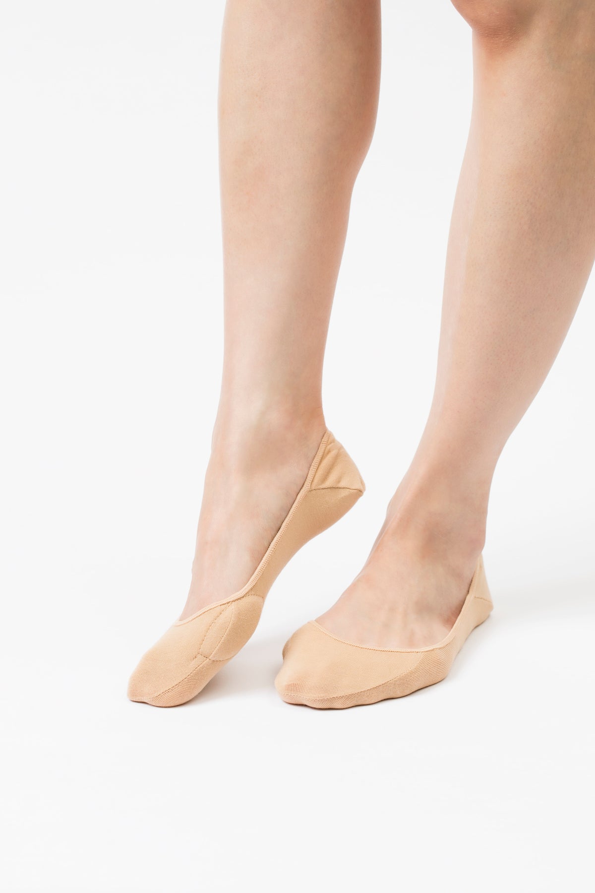 Cushioned Hallux Valgus Comfort Pad No Show Socks  | Beige or Black - CHERRYSTONEstyle