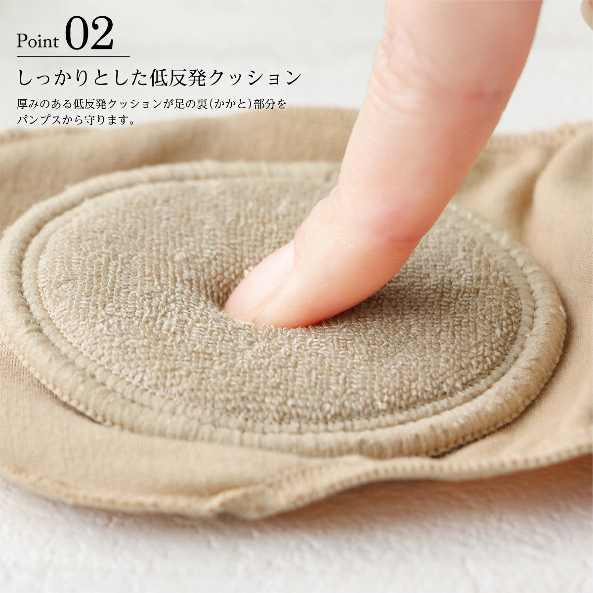 Cushioned Heel Support Pad No Show Socks  | Beige or Black - CHERRYSTONEstyle