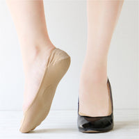 Cushioned Arch Support Pad No Show Socks | Beige or Black - CHERRYSTONEstyle
