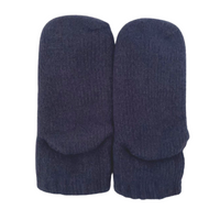 Thermal 3D Reversible Stretchable Cable Knit Slipper Socks | Navy / Light Blue - CHERRYSTONEstyle