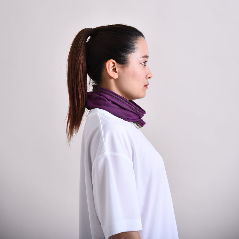 Quick Dry Unisex Gaiter Face Mask with Ear Loops | Proud Purple - CHERRYSTONE by MARKET TO JAPAN LLC