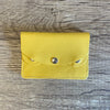 Compact Wallet / Glove Leather / Yellow - CHERRYSTONEstyle