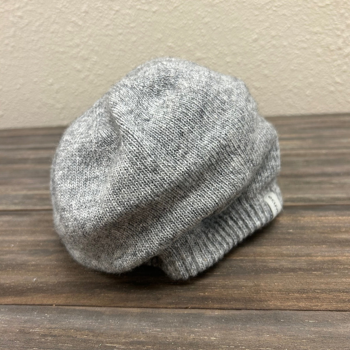 Recycled Wool-Blend Knit Beret | Kids 2-4T | Light Gray - CHERRYSTONEstyle