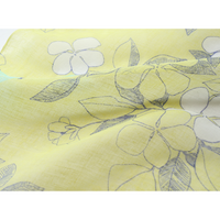 UPF 30+ Handwoven Japanese Cooling Fabric Linen Scarf on Loom | Lemon Yellow - CHERRYSTONEstyle
