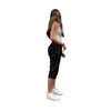 Steteco Relaxed Stretchy 3/4 Lounge Pants in a Gift Box | Black Cat | Size XS-S or M - CHERRYSTONEstyle