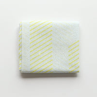 Fuita Cotton Handkerchief |  Lemon Yellow Stripes - CHERRYSTONE 